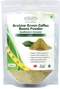 Sinew Nutrition Green Coffee Beans Powder for Weight Management