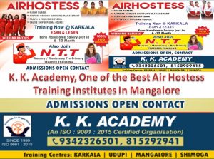 K. K. Academy, One of the Best Air Hostess Training Institutes In Mangalore | India