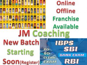 JM Coaching, One of the Best Online, Offline Bank Coaching In India
