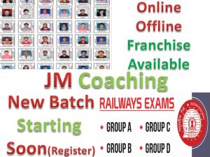 JM Coaching, One of the Best Online, Offline Railway Coaching In India